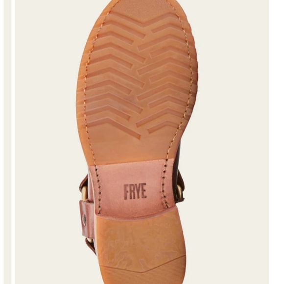 Frye Veronica Short Harness Boot, Brown, Size 8 - Picture 4 of 6